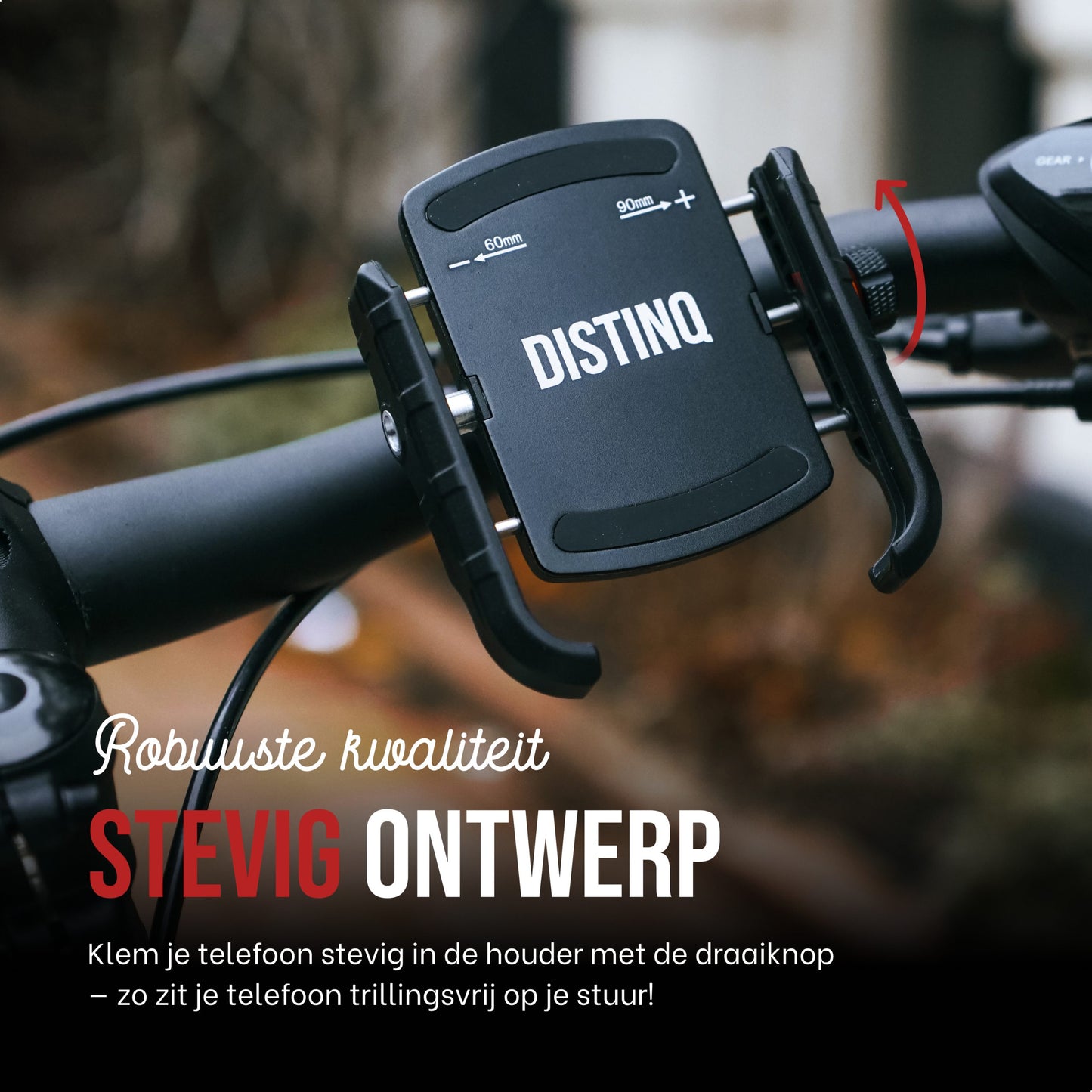 DistinQ Phone holder for bicycle and motorcycle 360°