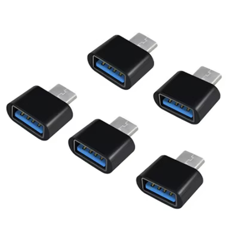 1/5 PCS New Universal Type-C to USB 2.0 OTG Adapter Connector for Mobile Phone USB2.0 Type C OTG Cable Adapter